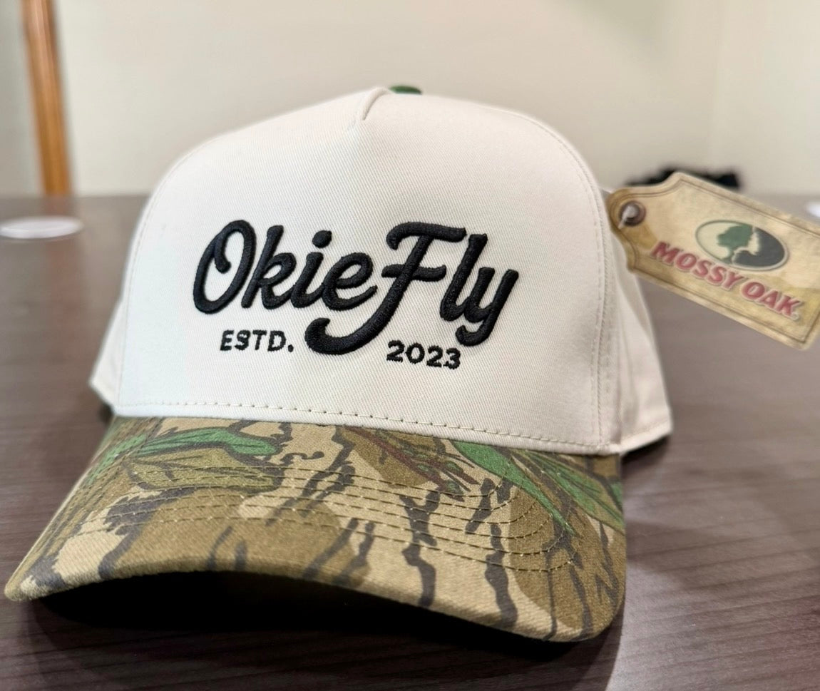 Okie Fly Mossy Oak Greenleaf Hat