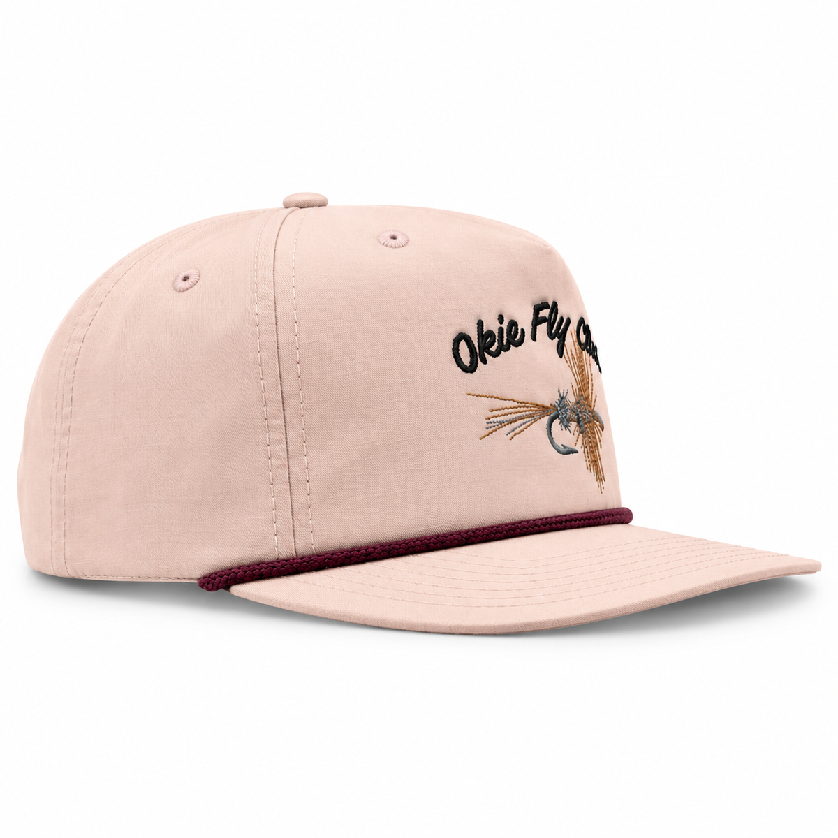 Okie Fly Club - Pink Faded Hat