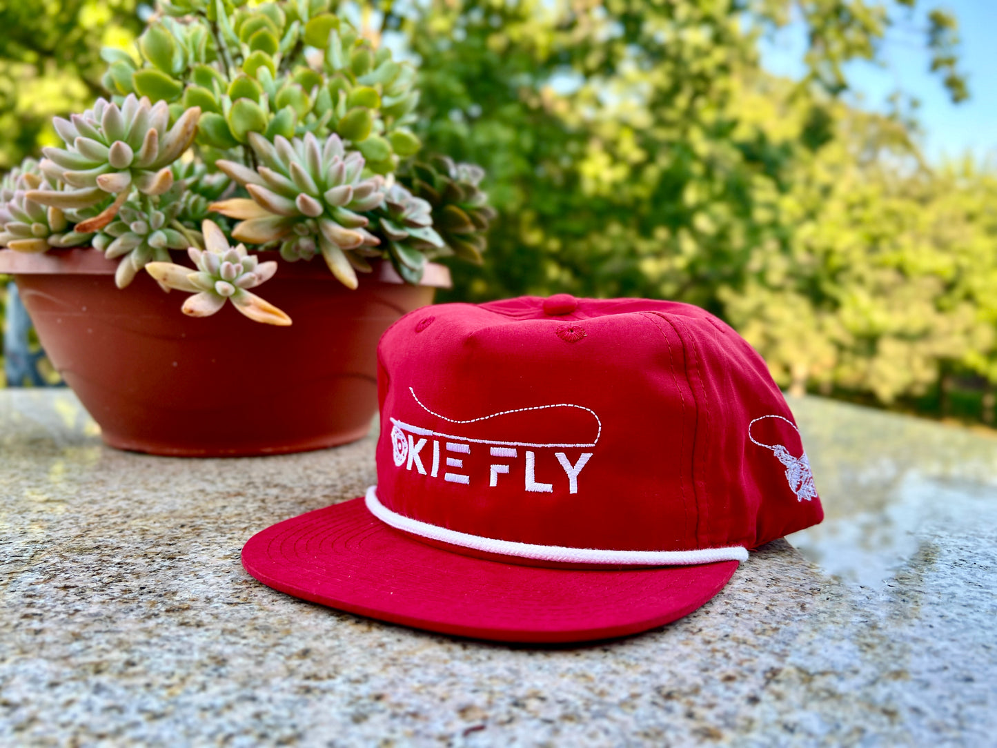 Decky Hat - Red and White