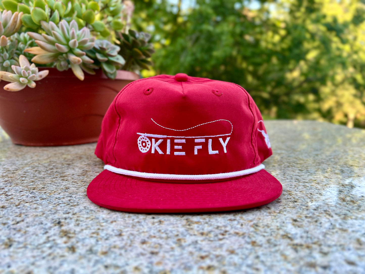 Decky Hat - Red and White