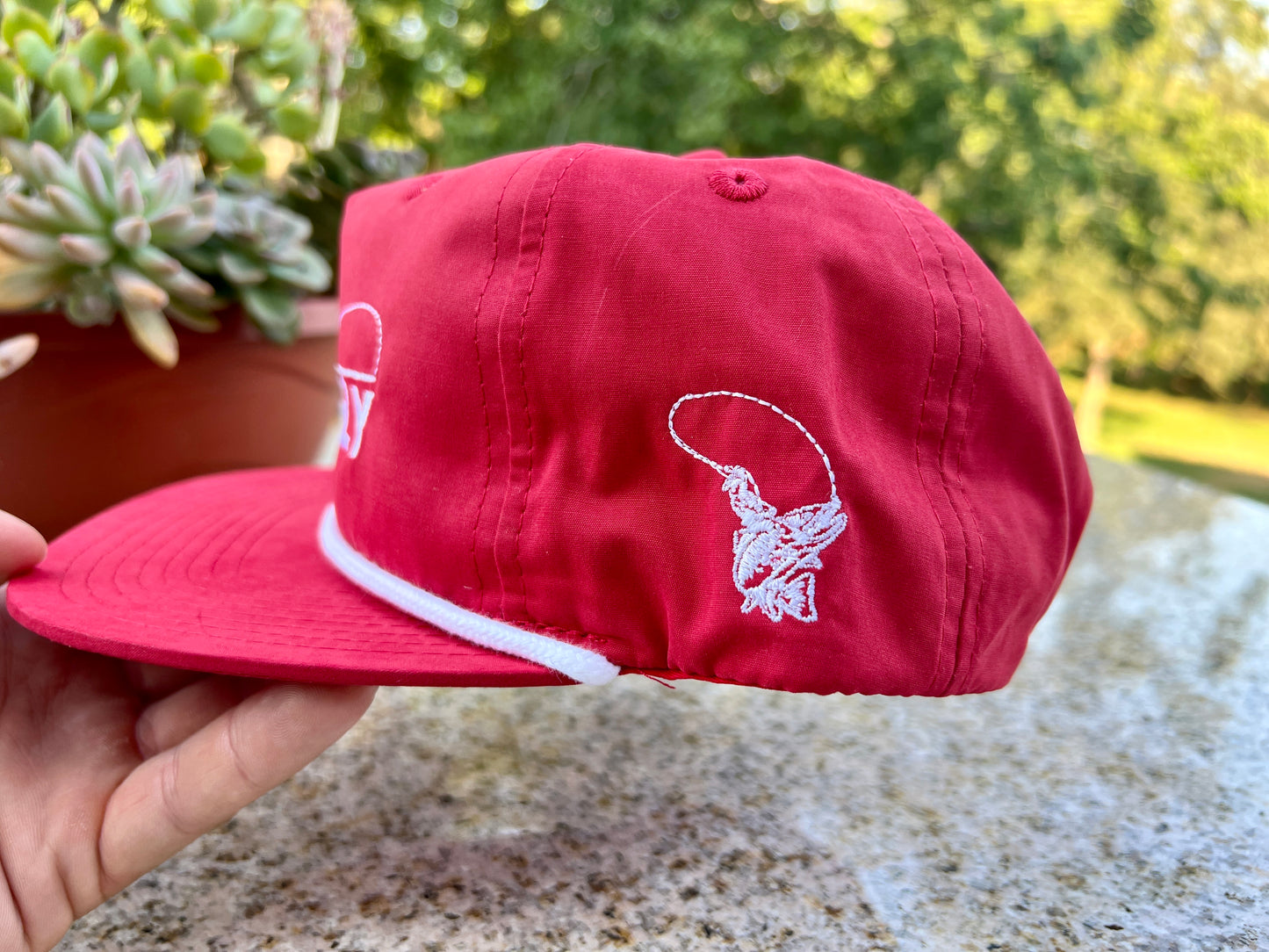 Decky Hat - Red and White