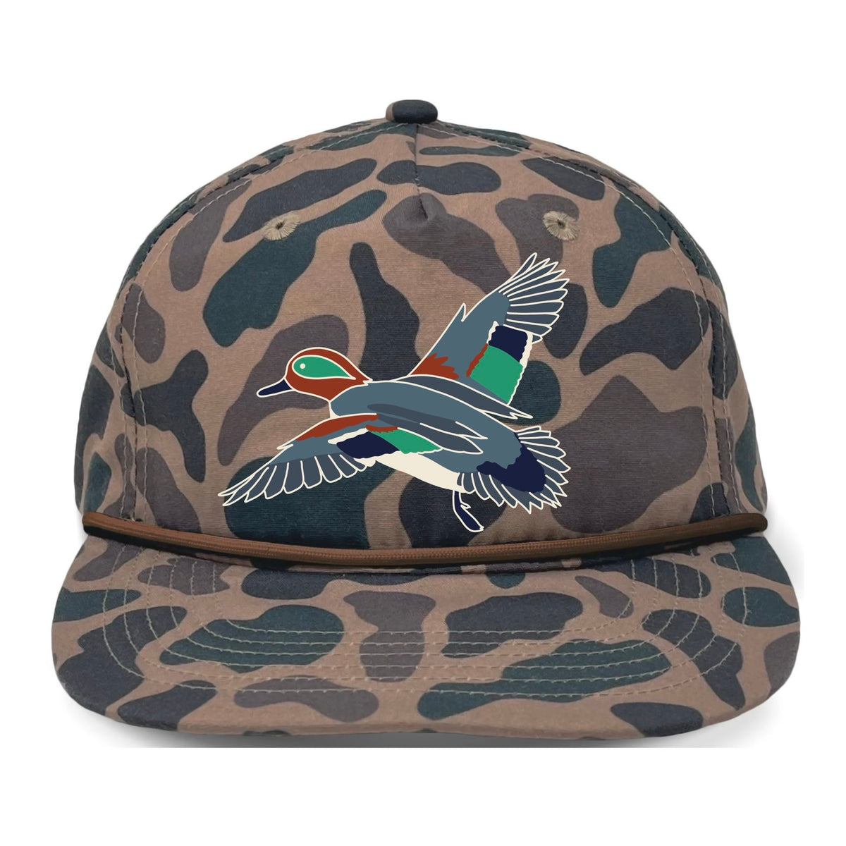Duck camo cowboyy hat green cowgirl hat western fishing hat Prohats Olive Green Fur Felt Cowboy Hat – Heck Of A Lope main image 2
