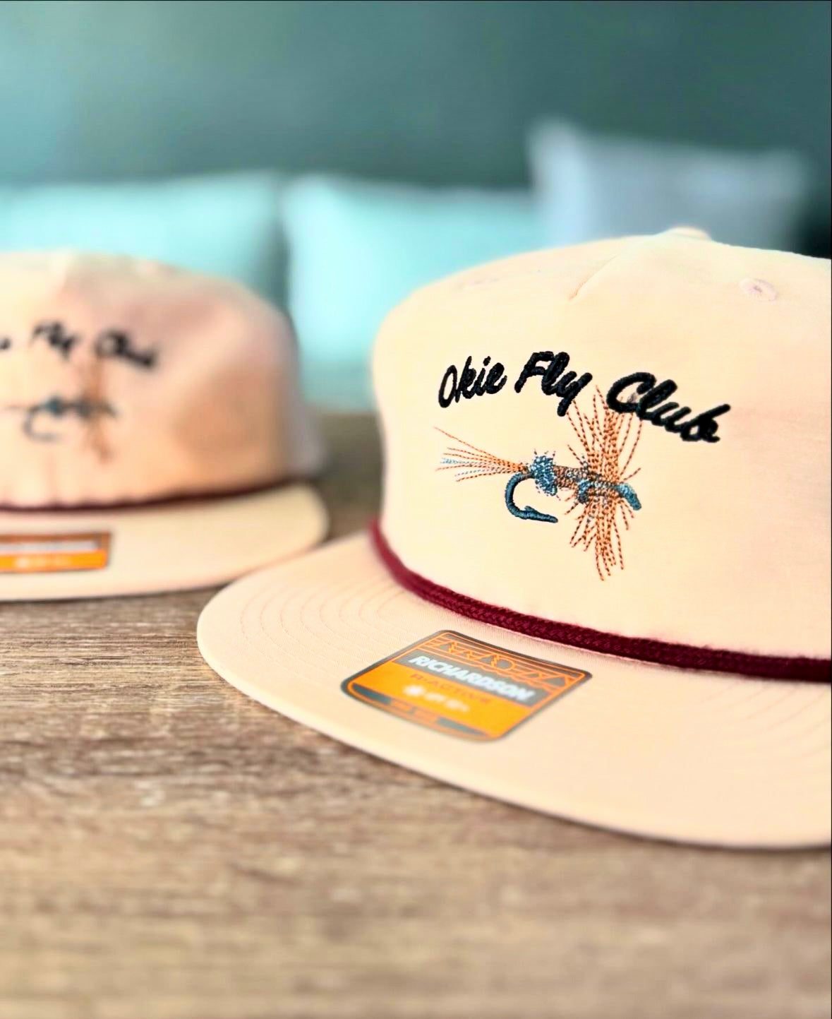 Okie Fly Club Pink Faded Hat