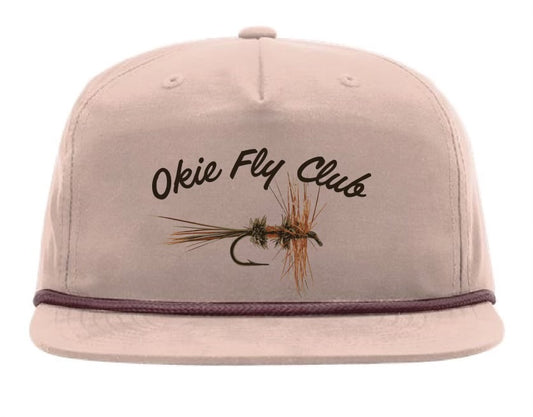 Okie Fly Club Pink Faded Hat